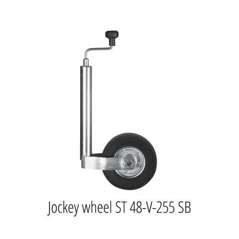 Rueda jockey (rueda de apoyo) para remolque Winterhoff ST 48-200