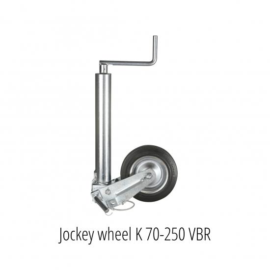 Diámetro de la rueda jockey 60 mm - carga pesada - Winterhoff  1860674(W6415) WINTERHOFF:VK60-BLH-255SB - CR10579 